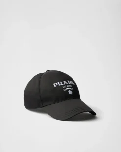 Hombre Prada SOMBREROS Y GUANTES^Gorra De Béisbol En Re-nylon