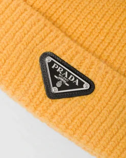 Hombre Prada SOMBREROS Y GUANTES^Gorro De Lana Y Cachemir
