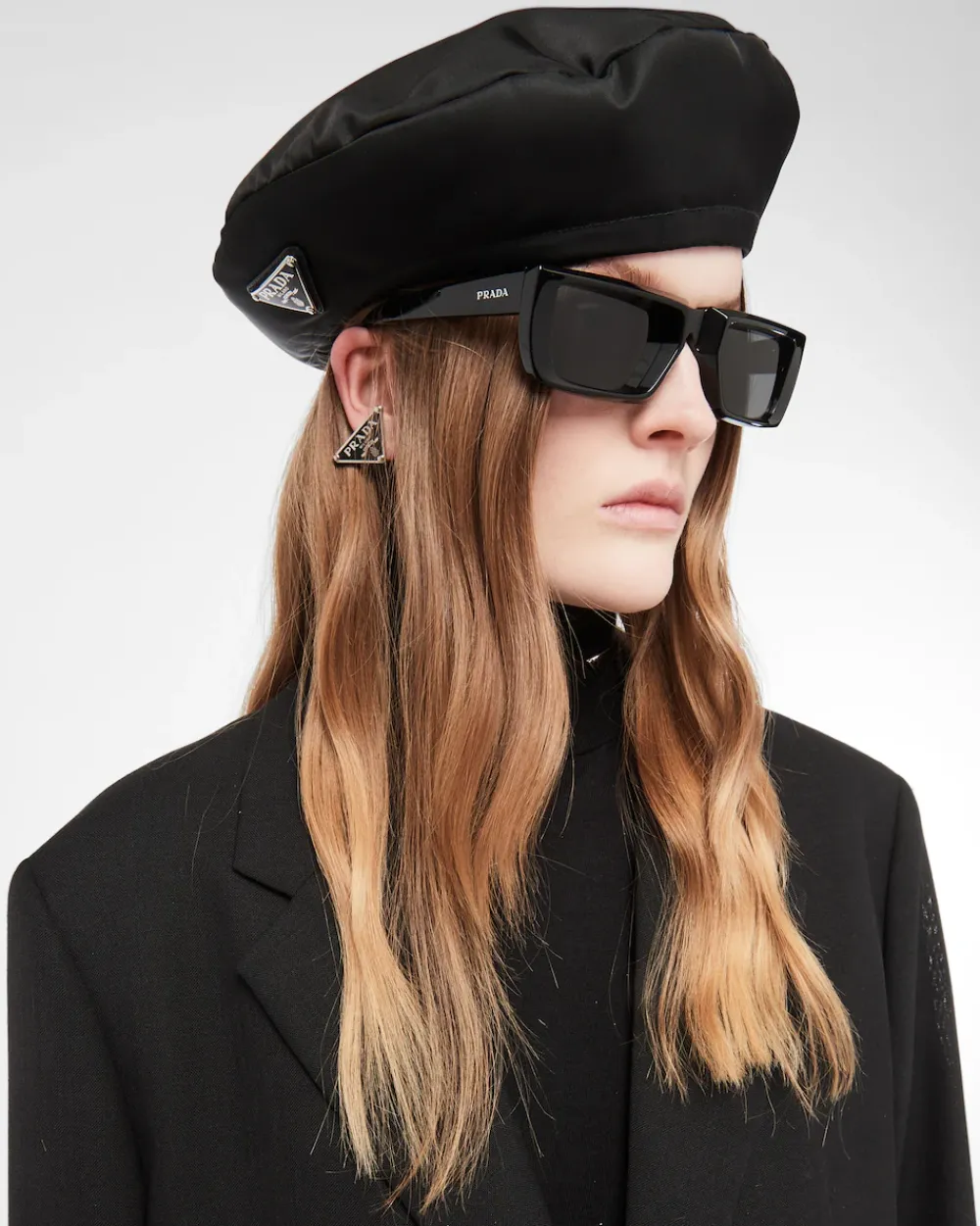 Mujer Prada COLECCIÓN FEMENINA|SOMBREROS Y GUANTES^Gorro De Re-nylon