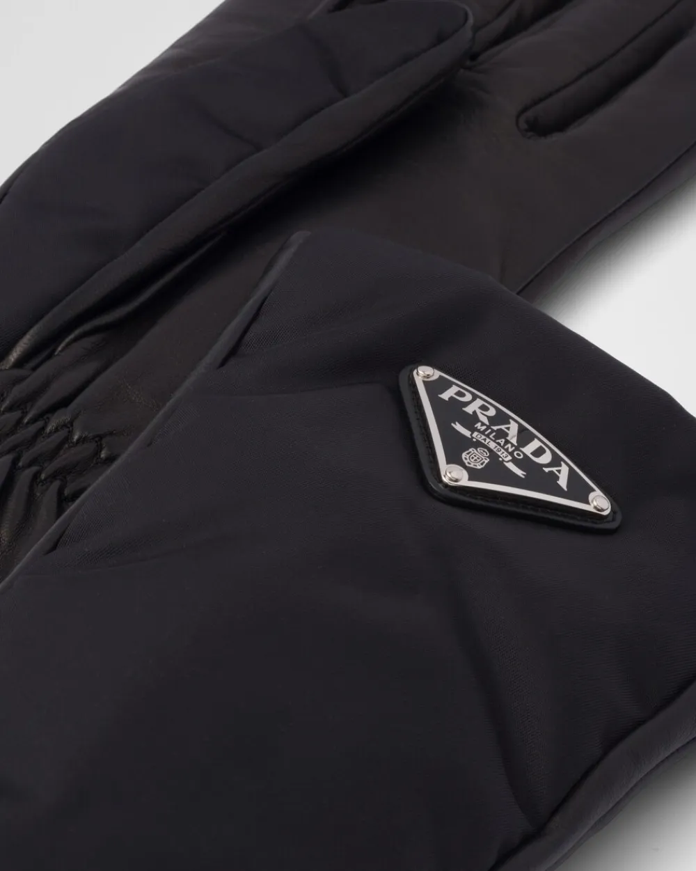 Mujer Prada SOMBREROS Y GUANTES^Guantes De Re-nylon Y Piel De Napa