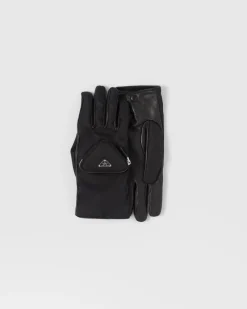 Hombre Prada SOMBREROS Y GUANTES^Guantes De Re-nylon Y Piel Napa