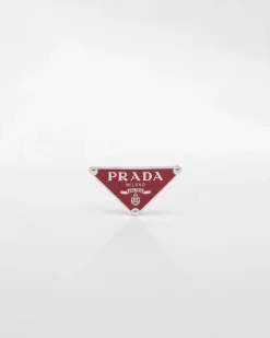 Hombre Prada CINTURONES PERSONALIZADOS^Hebilla De Metal Esmaltado Para Cinturón