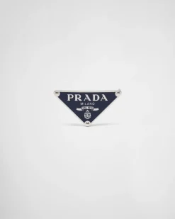 Hombre Prada CINTURONES PERSONALIZADOS^Hebilla De Metal Esmaltado Para Cinturón