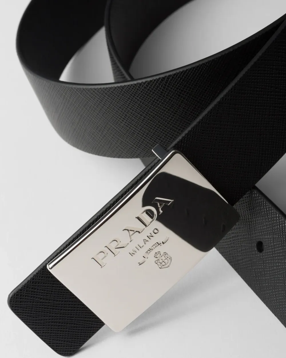 Hombre Prada CINTURONES PERSONALIZADOS^Hebilla De Metal Para Cinturón