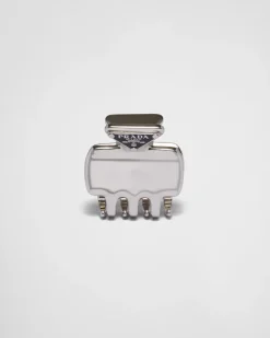 Mujer Prada DIADEMAS Y ACCESORIOS PARA EL PELO^Horquilla Para El Pelo De Metal