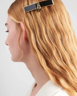 Mujer Prada DIADEMAS Y ACCESORIOS PARA EL PELO^Horquilla Para El Pelo De Metal