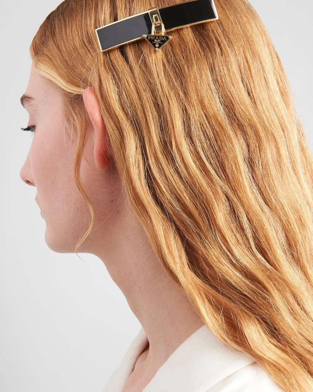 Mujer Prada DIADEMAS Y ACCESORIOS PARA EL PELO^Horquilla Para El Pelo De Metal