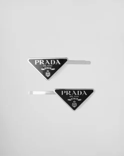 Mujer Prada DIADEMAS Y ACCESORIOS PARA EL PELO^Horquillas Del Pelo De Metal