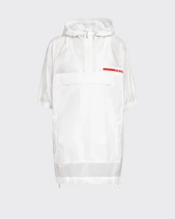 Mujer Prada ROPA^Impermeable Con Capucha Antidesgarro