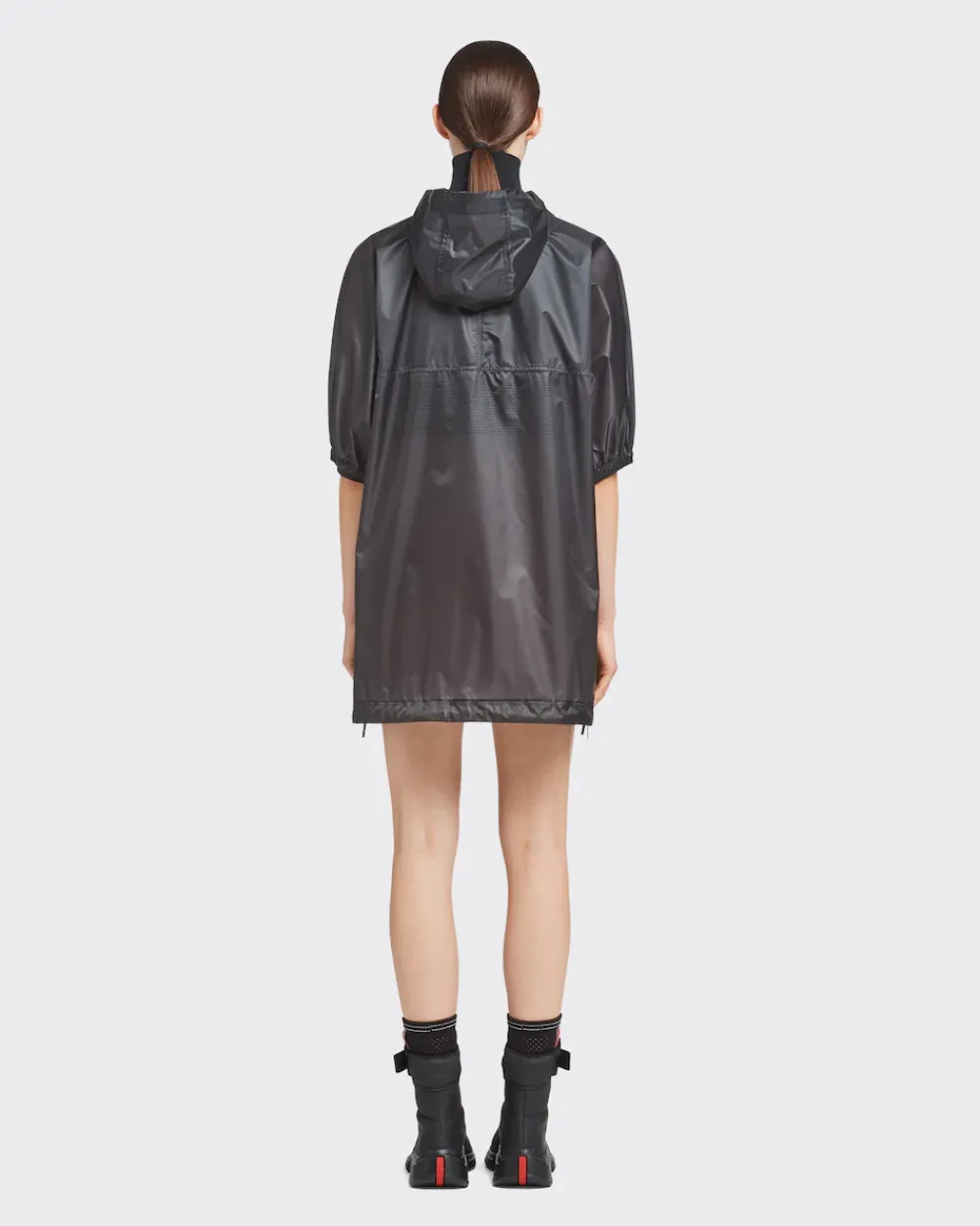 Mujer Prada ROPA^Impermeable Con Capucha Antidesgarro