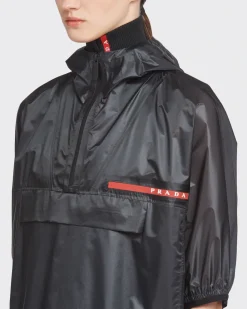 Mujer Prada ROPA^Impermeable Con Capucha Antidesgarro