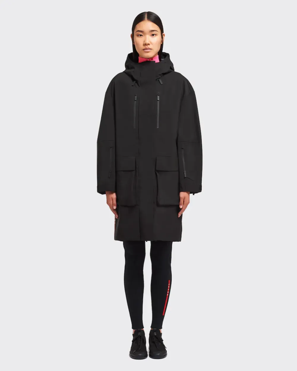 Mujer Prada ROPA^Impermeable Con Capucha Extreme-tex