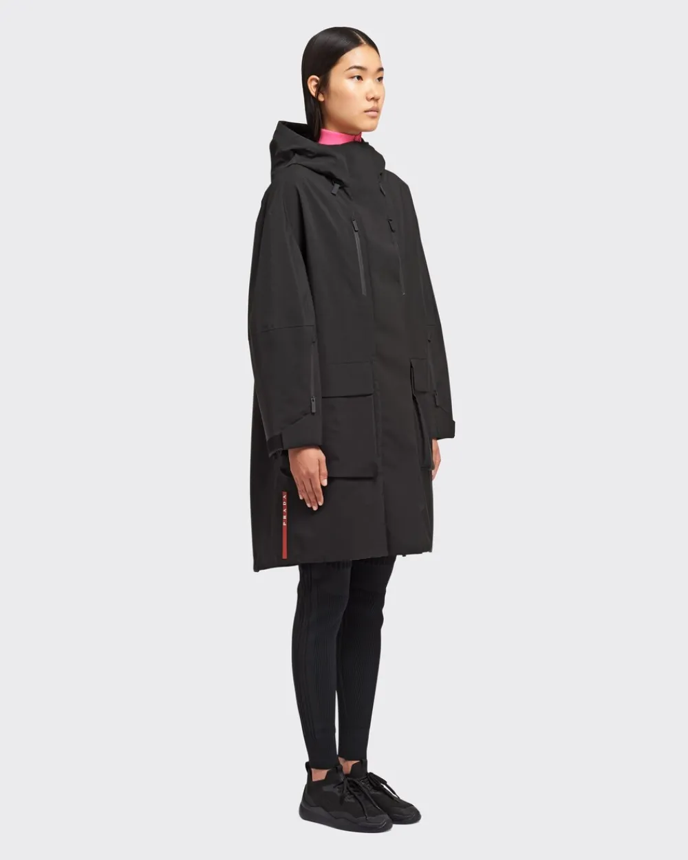 Mujer Prada ROPA^Impermeable Con Capucha Extreme-tex