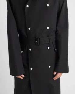 Hombre Prada CHAQUETAS Y ABRIGOS^Impermeable De Algodón