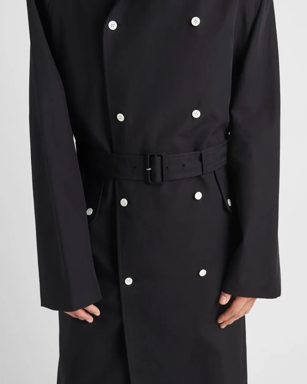 Hombre Prada CHAQUETAS Y ABRIGOS^Impermeable De Algodón