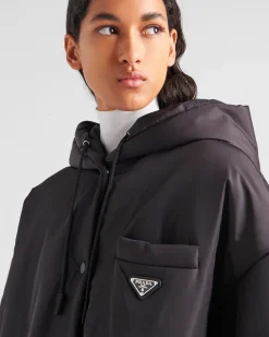 Mujer Prada ROPA DE ABRIGO^Impermeable Ligero De Re-nylon Holgado
