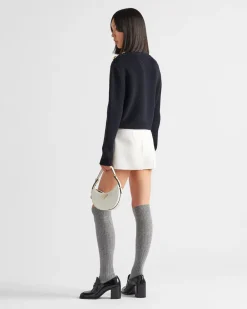 Mujer Prada TEJIDOS DE PUNTO^Jersey Con Cuello Alto De Lana