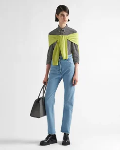 Mujer Prada TEJIDOS DE PUNTO^Jersey Con Cuello Redondo De Cachemir