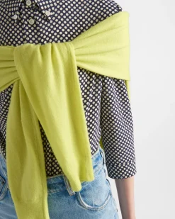 Mujer Prada TEJIDOS DE PUNTO^Jersey Con Cuello Redondo De Cachemir