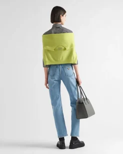 Mujer Prada TEJIDOS DE PUNTO^Jersey Con Cuello Redondo De Cachemir