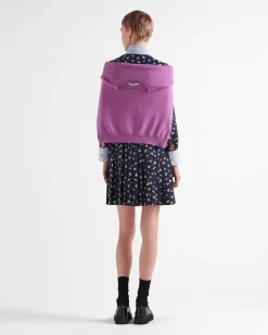 Mujer Prada TEJIDOS DE PUNTO^Jersey Con Cuello Redondo De Cachemir