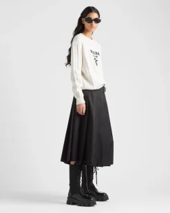 Mujer Prada TEJIDOS DE PUNTO^Jersey Con Cuello Redondo De Cachemir