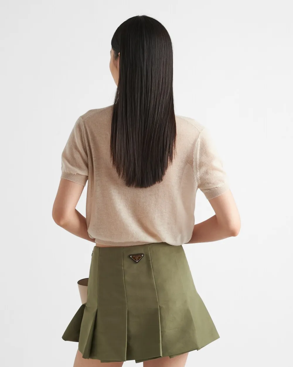 Mujer Prada TEJIDOS DE PUNTO^Jersey Con Cuello Redondo De Cachemir