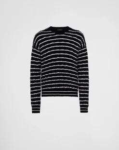 Hombre Prada TEJIDOS DE PUNTO^Jersey Con Cuello Redondo De Cachemir