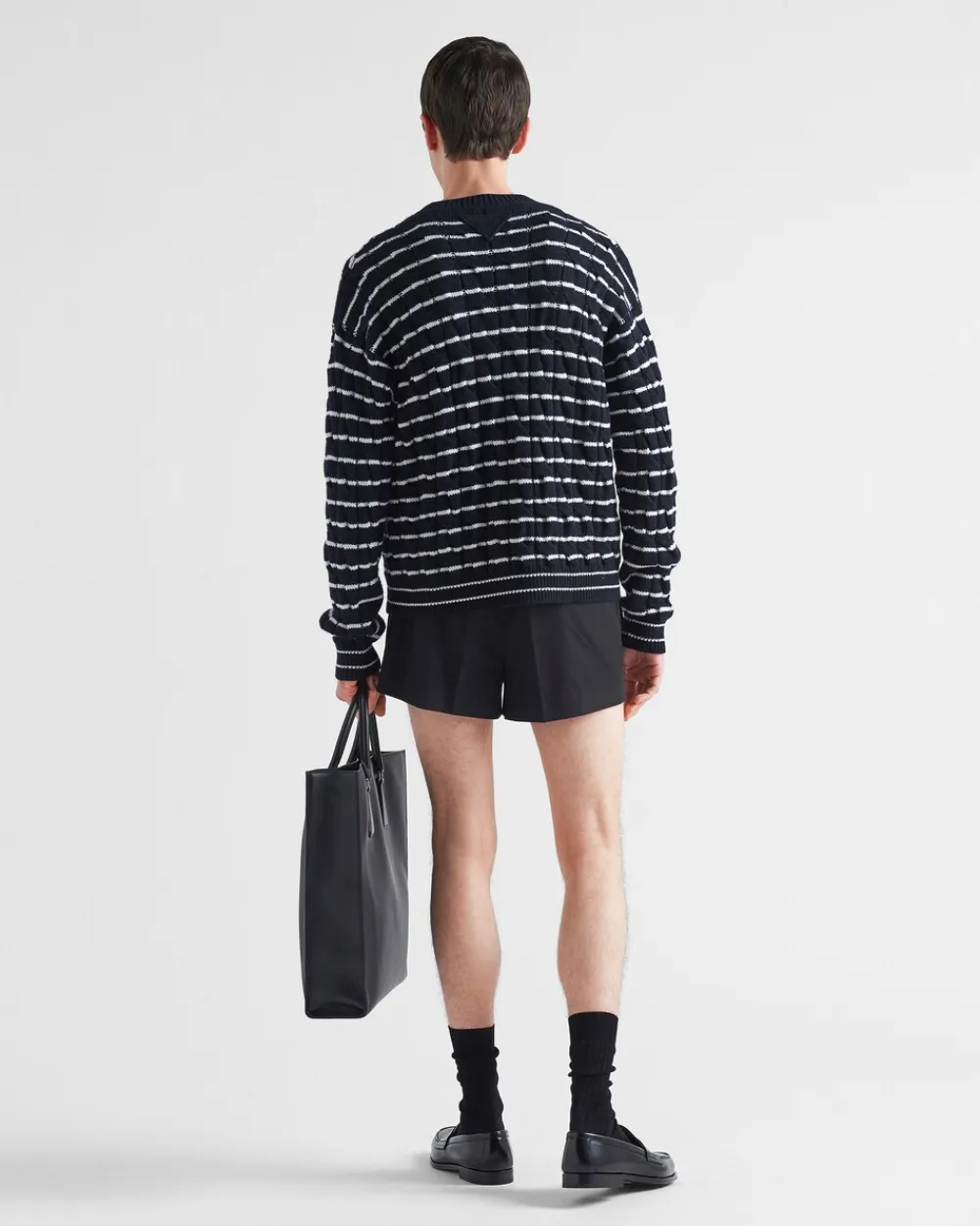 Hombre Prada TEJIDOS DE PUNTO^Jersey Con Cuello Redondo De Cachemir