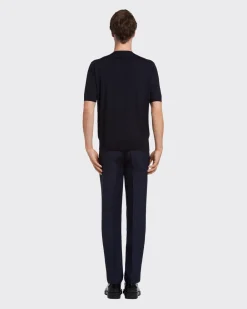 Hombre Prada TEJIDOS DE PUNTO^Jersey Con Cuello Redondo De Lana De Estambre