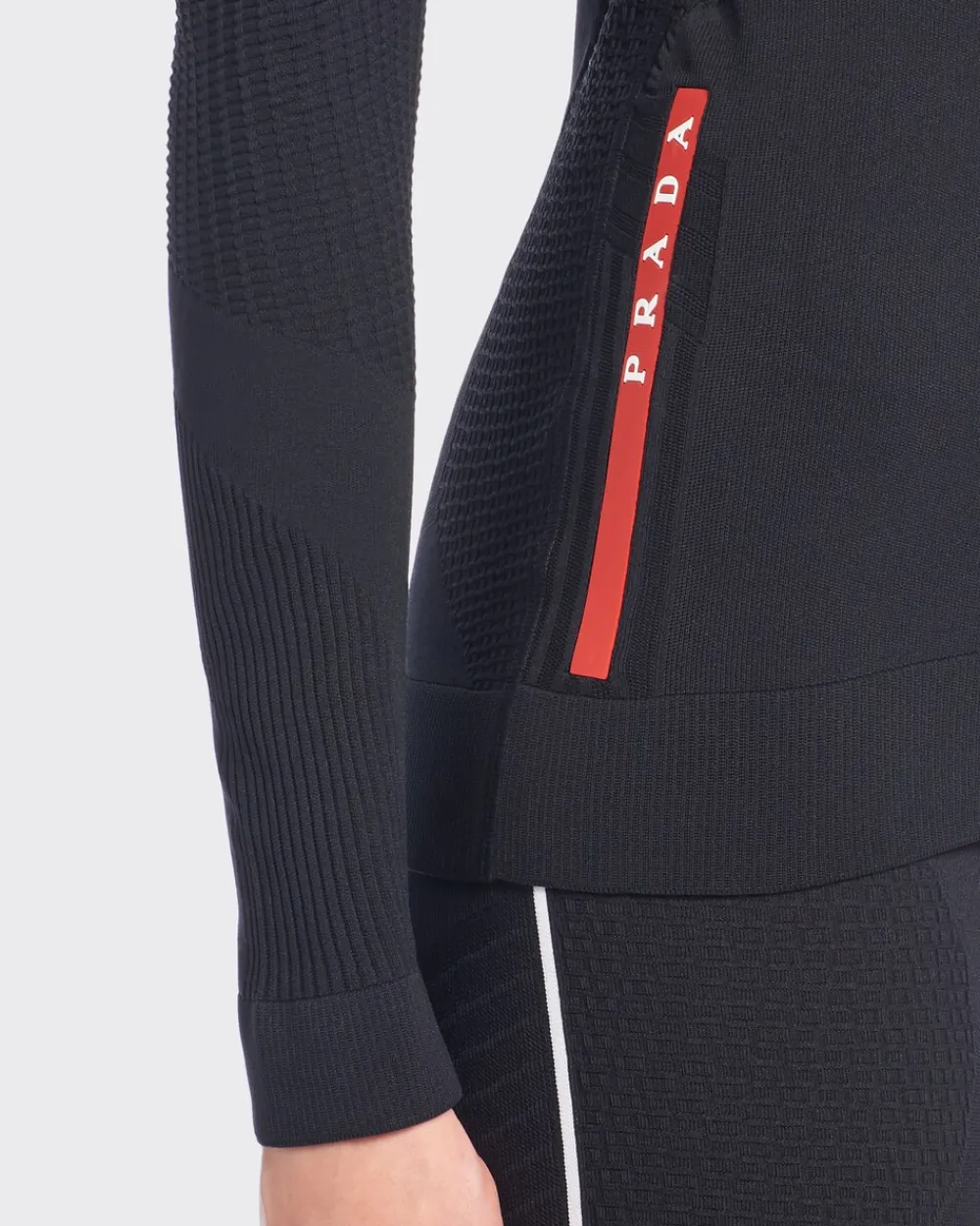 Mujer Prada ROPA^Jersey Cuello Redondo De Poliéster Reciclado