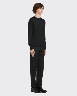 Hombre Prada TEJIDOS DE PUNTO^Jersey De Cachemir Suave Con Cuello Redondo