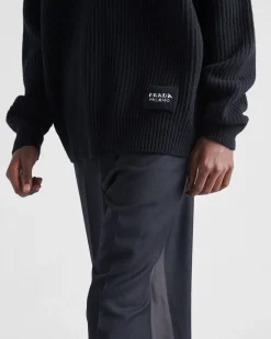 Hombre Prada TEJIDOS DE PUNTO^Jersey De Cachemir Y Lana