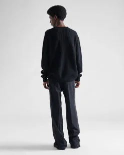 Hombre Prada TEJIDOS DE PUNTO^Jersey De Cachemir Y Lana