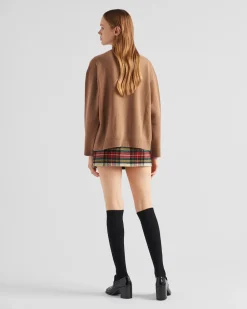 Mujer Prada TEJIDOS DE PUNTO^Jersey De Cachemir Y Lana