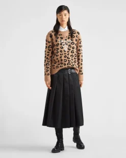 Mujer Prada TEJIDOS DE PUNTO^Jersey De Cachemir Y Lana