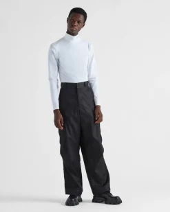 Hombre Prada CAMISETAS Y POLOS^Jersey De Cuello Alto De Algodón Elástico