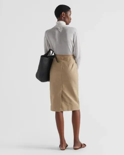 Mujer Prada TEJIDOS DE PUNTO^Jersey De Cuello Alto De Cachemir