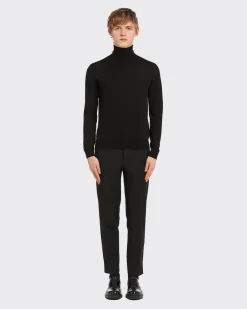 Hombre Prada TEJIDOS DE PUNTO^Jersey De Cuello Alto De Lana