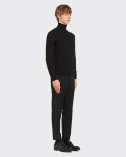 Hombre Prada TEJIDOS DE PUNTO^Jersey De Cuello Alto De Lana