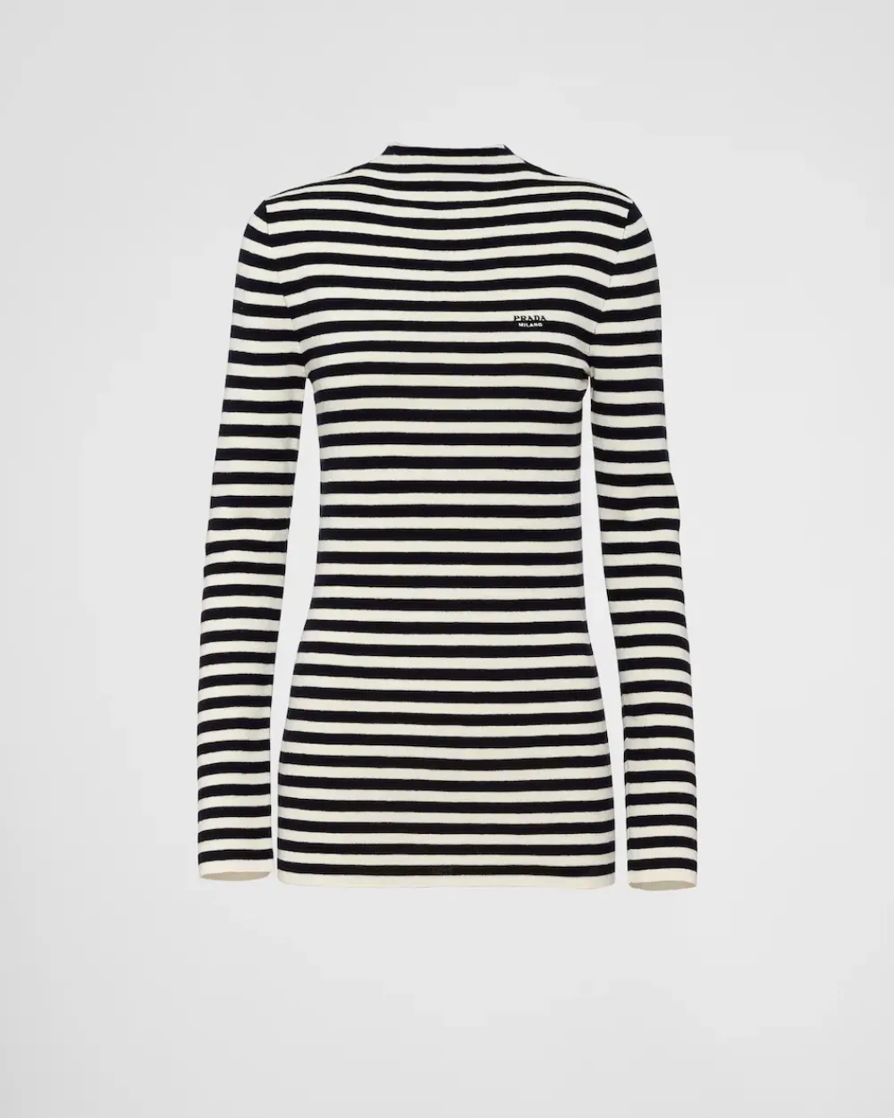 Mujer Prada TEJIDOS DE PUNTO^Jersey De Cuello Alto De Lana Superfina