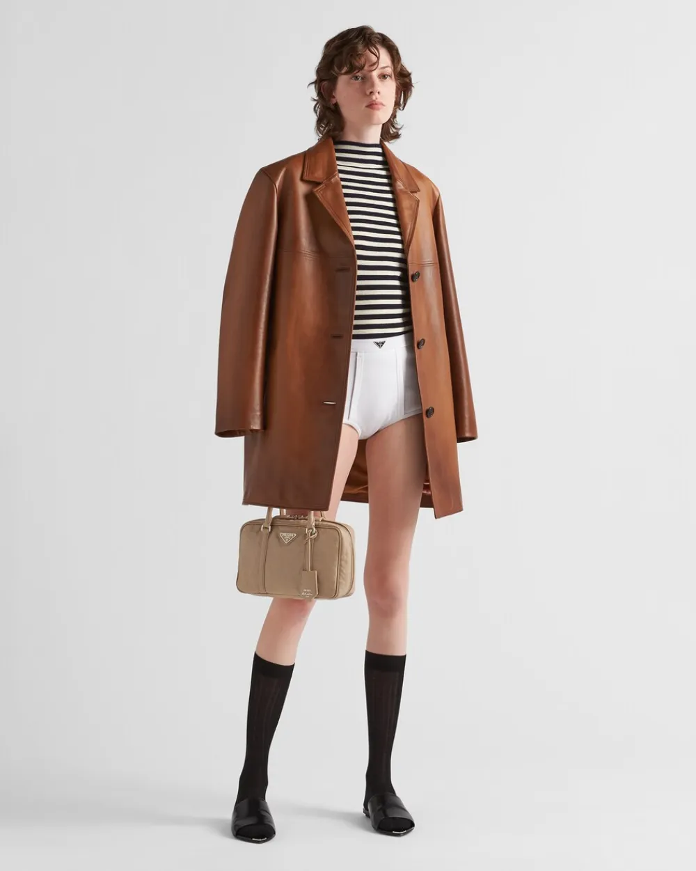 Mujer Prada TEJIDOS DE PUNTO^Jersey De Cuello Alto De Lana Superfina