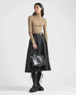 Mujer Prada TEJIDOS DE PUNTO^Jersey De Cuello Alto De Lana Superfina