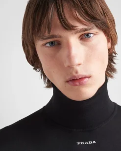 Hombre Prada TEJIDOS DE PUNTO^Jersey De Cuello Alto Superfino