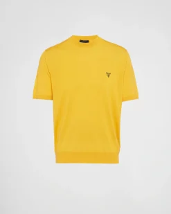 Hombre Prada TEJIDOS DE PUNTO^Jersey De Cuello Redondo De Lana Superfina