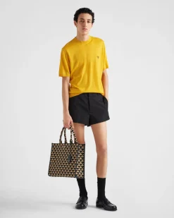 Hombre Prada TEJIDOS DE PUNTO^Jersey De Cuello Redondo De Lana Superfina
