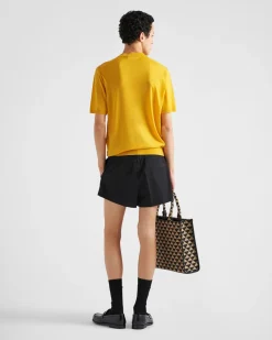 Hombre Prada TEJIDOS DE PUNTO^Jersey De Cuello Redondo De Lana Superfina