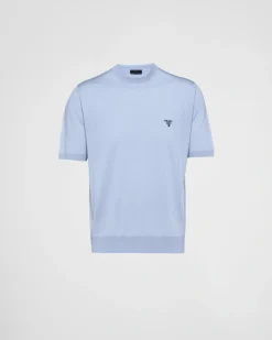 Hombre Prada TEJIDOS DE PUNTO^Jersey De Cuello Redondo De Lana Superfina