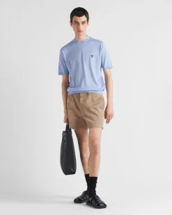 Hombre Prada TEJIDOS DE PUNTO^Jersey De Cuello Redondo De Lana Superfina