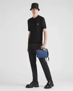 Hombre Prada TEJIDOS DE PUNTO^Jersey De Cuello Redondo De Lana Superfina